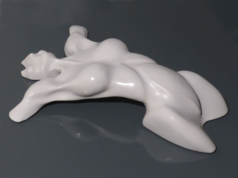 IZA, Isabelle Ardevol, sculpture Envol, resine acrylique 2012