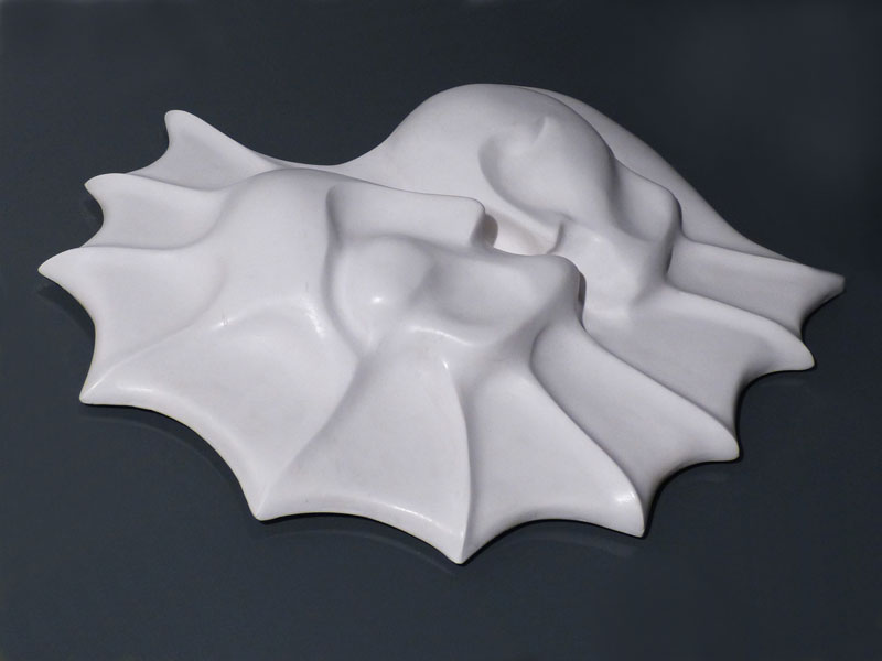 IZA - Isabelle Ardevol - Sculpture appelee Couple solaire, resine acrylique, 2012