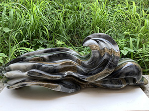 IZA - Isabelle Ardevol - Cours de sculpture sur pierre, adultes a Lausanne. Sculpture d'eleve